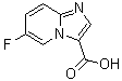 6-Fluoroimidazo[1,2-a]pyridine-3-carboxylic acid molecular structure (CAS 1019021-85-2)