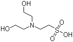 structure of CAS# 10191-18-1, N,N-Bis(2-hydroxyethyl)-2-aminoethanesulfonic acid;BES; N,N-Bis(2-hydroxyethyl)taurine