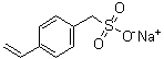 4-Ethenylbenzenemethanesulfonic acid sodium salt molecular structure (CAS 10195-45-6)
