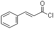 Cinnamoyl chloride molecular structure (CAS 102-92-1)