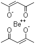 Bis(acetylacetonato)beryllium molecular structure (CAS 10210-64-7)