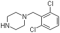 1-(2,6-Dichlorobenzyl)piperazine molecular structure (CAS 102292-50-2)