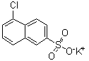5-Chloro-2-naphthalenesulfonic acid potassium salt (1:1) molecular structure (CAS 1024267-23-9)