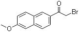 2-(Bromoacetyl)-6-methoxynaphthalene molecular structure (CAS 10262-65-4)