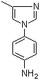 1-(4-Aminophenyl)-4-methyl-1H-imidazole molecular structure (CAS 102791-87-7)