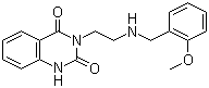 3-[2-[[(2-Methoxyphenyl)methyl]amino]ethyl]-2,4(1H,3H)quinazolinedione molecular structure (CAS 1028307-48-3)