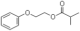 Phenoxyethyl isobutyrate molecular structure (CAS 103-60-6)