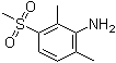 2,6-Dimethyl-3-(methylsulfonyl)benzenamine molecular structure (CAS 10311-40-7)