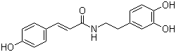 结构式 CAS# 103188-46-1, 反式-4-香豆酰多巴胺