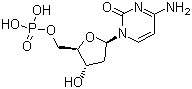 2'-Deoxycytidine-5'-monophosphoric acid molecular structure (CAS 1032-65-1)
