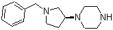1-[(3S)-1-(Phenylmethyl)-3-pyrrolidinyl]piperazine molecular structure (CAS 1032446-30-2)