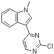 3-(2-氯-4-嘧啶基)-1-甲基-1H-吲哚分子结构 (CAS 1032452-86-0)