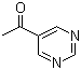 1-(5-Pyrimidinyl)ethanone molecular structure (CAS 10325-70-9)
