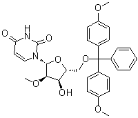 5'-O-(4,4'-Dimethoxytrityl)-2'-O-methyluridine molecular structure (CAS 103285-22-9)