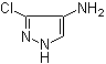 3-Chloro-1H-pyrazol-4-amine molecular structure (CAS 103286-54-0)