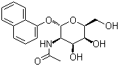 1-Naphthyl-N-acetyl-beta-D-glucosaminide molecular structure (CAS 10329-98-3)