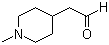 (1-Methylpiperidin-4-yl)acetaldehyde molecular structure (CAS 10333-64-9)