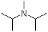 结构式 CAS# 10342-97-9, N,N-二异丙基甲胺; N-甲基二异丙胺