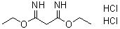 Diethyl malonimidate dihydrochloride molecular structure (CAS 10344-69-1)