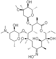 6-O-Methylerythromycin 9-oxime molecular structure (CAS 103450-87-9)