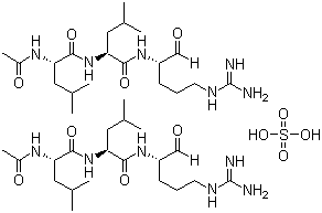 Leupeptin molecular structure (CAS 103476-89-7)