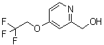 4-(2,2,2-Trifluoroethoxy)-2-pyridinemethanol molecular structure (CAS 103577-65-7)