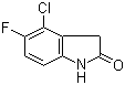 4-Chloro-5-fluoroindolin-2-one molecular structure (CAS 103585-71-3)