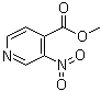 结构式 CAS# 103698-10-8, 3-硝基吡啶-4-羧酸甲酯