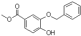 4-Hydroxy-3-(phenylmethoxy)benzoic acid methyl ester molecular structure (CAS 1037072-57-3)