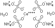 Ceric ammonium sulfate dihydrate molecular structure (CAS 10378-47-9)
