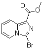 3-Bromoimidazo[1,5-a]pyridine-1-carboxylic acid methyl ester molecular structure (CAS 1039357-00-0)
