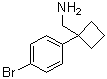 1-(4-Bromophenyl)cyclobutanemethanamine molecular structure (CAS 1039932-36-9)