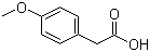 对甲氧基苯乙酸分子结构 (CAS 104-01-8)