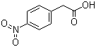 4-Nitrophenylacetic acid molecular structure (CAS 104-03-0)