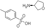 结构式 CAS# 104530-79-2, (S)-3-氨基四氢呋喃对甲苯磺酸盐