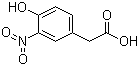 结构式 CAS# 10463-20-4, 3-硝基-4-羟基苯乙酸