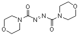 4,4'-(Azodicarbonyl)bismorpholine molecular structure (CAS 10465-82-4)