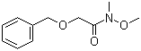 N-Methoxy-N-methyl-2-(phenylmethoxy)acetamide molecular structure (CAS 104863-68-5)