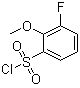 3-Fluoro-2-methoxybenzenesulfonyl chloride molecular structure (CAS 1049729-85-2)