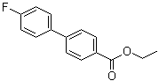 4'-Fluorobiphenyl-4-carboxylic acid ethyl ester molecular structure (CAS 10540-36-0)