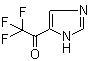 2,2,2-Trifluoro-1-(1H-imidazol-5-yl)ethanone molecular structure (CAS 105480-28-2)