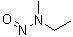 Nitrosomethylethylamine molecular structure (CAS 10595-95-6)