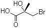 (2S)-3-Bromo-2-hydroxy-2-methylpropanoic acid molecular structure (CAS 106089-20-7)