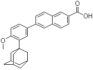 Adapalene molecular structure (CAS 106685-40-9)