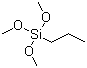 Trimethoxypropylsilane molecular structure (CAS 1067-25-0)