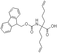 2-[[(9H-Fluoren-9-ylmethoxy)carbonyl]amino]-2-(4-penten-1-yl)-6-heptenoic acid molecular structure (CAS 1068435-19-7)