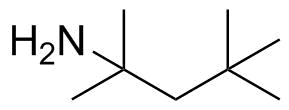 tert-Octylamine molecular structure (CAS 107-45-9)