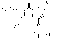 氯谷胺分子结构 (CAS 107097-80-3)