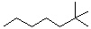 2,2-Dimethylheptane molecular structure (CAS 1071-26-7)