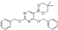 5-(5,5-Dimethyl-1,3,2-dioxaborinan-2-yl)-2,4-bis(phenylmethoxy)pyrimidine molecular structure (CAS 1072944-91-2)